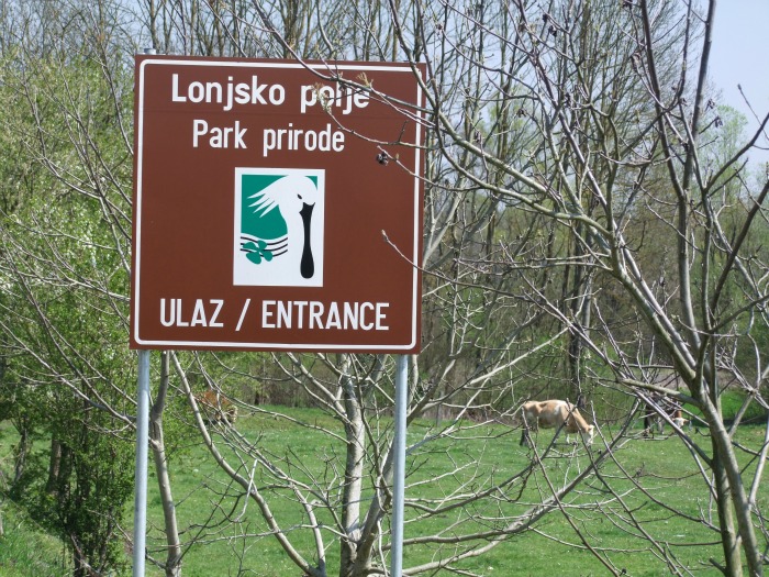 Ulaz u Park prirode Lonjsko polje