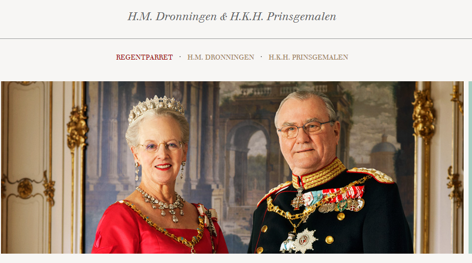 Službeni portret danske kraljice i supruga