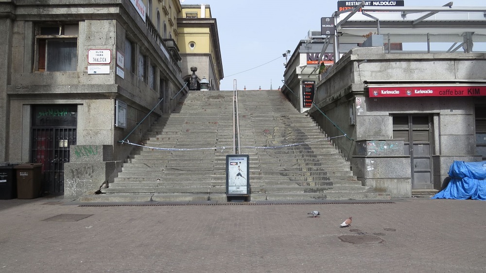 Potres i korona u Zagrebu - zatvorene su stepenica na Dolac, sve je pusto