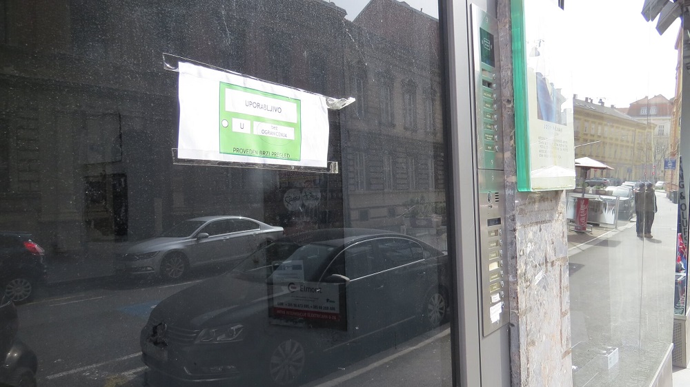 Potres i korona u Zagrebu - zgrade žurno pregledavaju volonteri stručnjaci pa daju potvrde jesu li sigurne za koštenje
