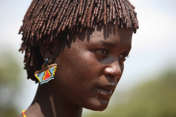 Ljepotica iz plemena Hamar, Etiopija