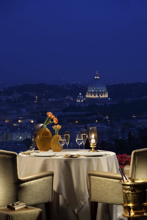Impresivan pogled na Rim s terase restorana La Pergola