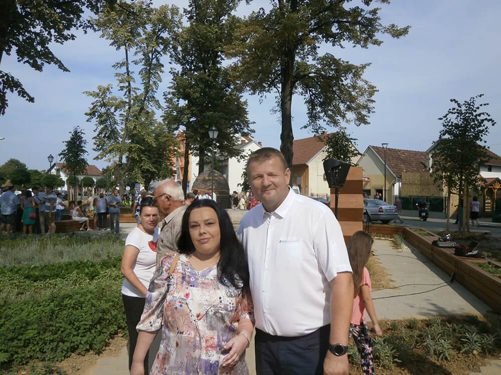 Gordana Hegić i gradonačelnik Virovitice Ivica Kirin