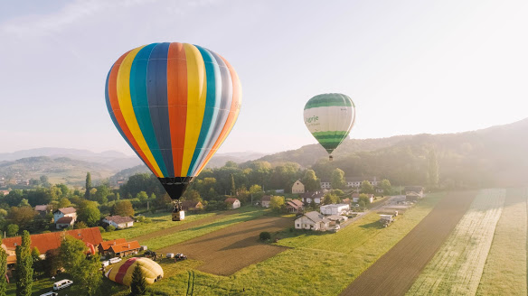 Let balonima iznad Hrvatskog Zagorja