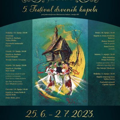 SANCTA BARBARA: Glazbeni festival u drvenim kapelama u okolici Zagreba