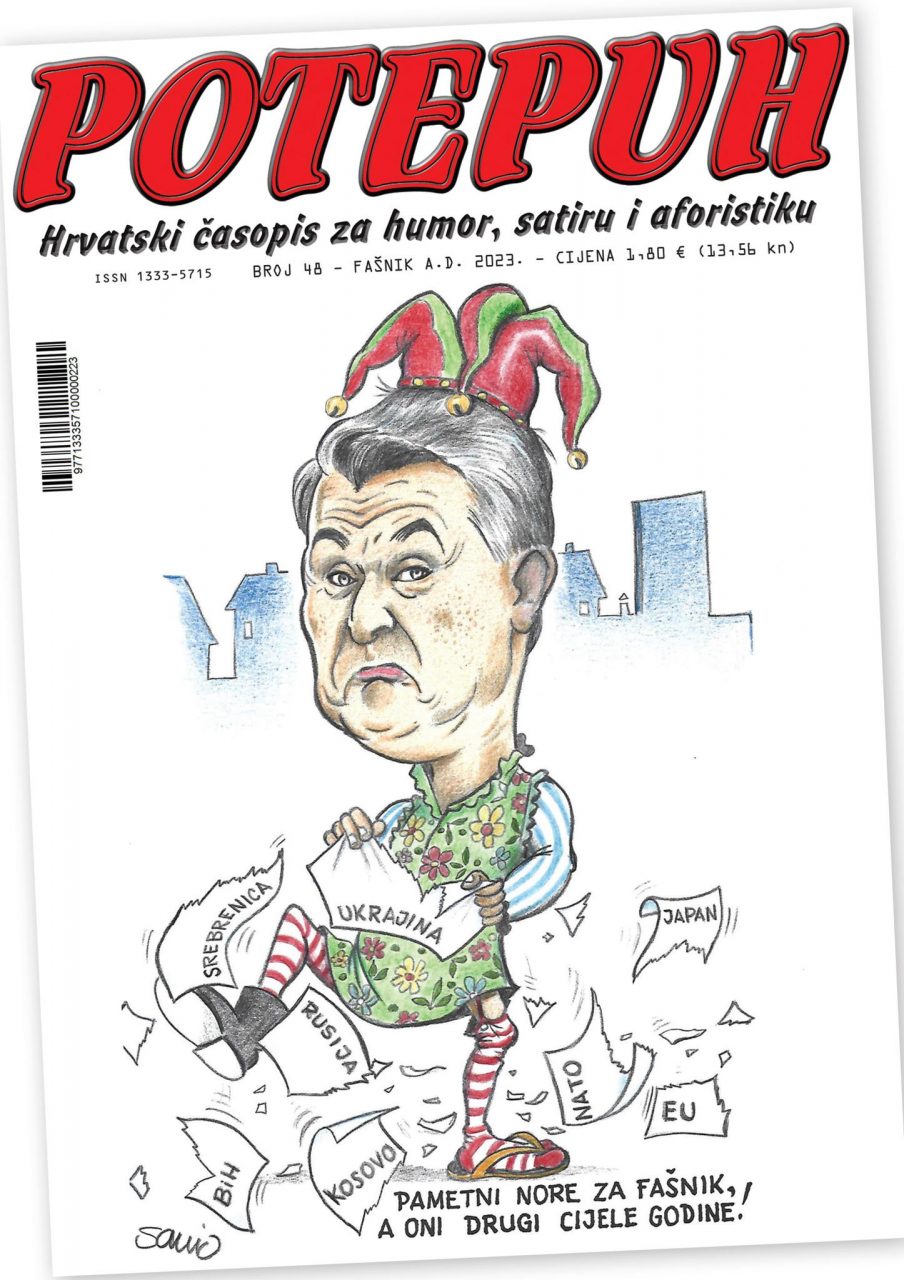 "Potepuh" humoristični fašnički list Donje Stubice kojeg uređuje autor teksta Dragutin Lončar