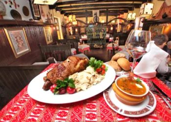 Patka s mlincima, restoran Okrugljak, 2010. godine / Snimio: Toni Hnojčik