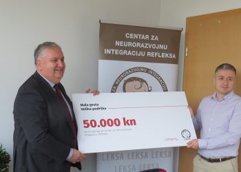 ICT tvrtka Comping donirala 50.000 kn za terapije djece s razvojnim teškoćama Comping donacija 2019 Jukic i Karanfiloski Comping donacija 2019 Jukić i Karanfiloski