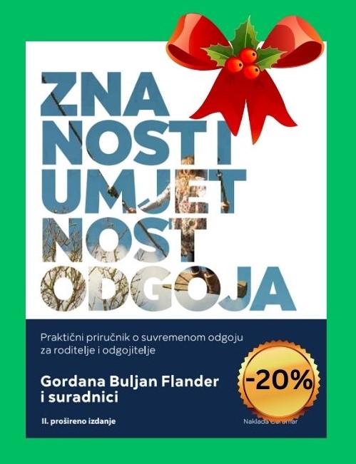 BOŽIĆNA AKCIJA: U mjesecu darivanja darujemo 20 % popusta za knjigu "Znanost i umjetnost odgoja" Bozicna ponuda ZUO