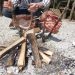 Kako ispeći šarana na rašljama 12 Specijalitet kraja saran na rasljama pecen na otvorenoj vatri e1423345805586 Šaran na rašljama OPG Ravlić u Lonjskom polju