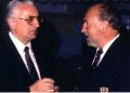 Hrvatski predsjednik Franjo Tuđman i Veljko Barbieri