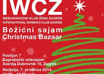 Humanitarni božićni sajam međunarodnog kluba žena iwcz Plakat božićnog sajma IWCZ 2014