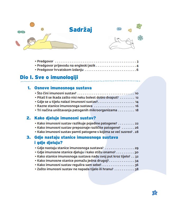 Sadržaj knjige o imunitetu 1