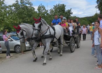 Na Vozočašću u Mariju Bistricu: Veličanstven blagdan ljudi, kočija i konja Spalir na vozocascu u Mariji Bistrici 2022 Foto Mladen Gerovac Špalir na vozočašču u Mariji Bistrici 2022