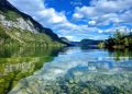 Lista 32 najbolja turistička sela na svijetu za posjetiti jezero ukanc Bohinjsko jezero, kod mjesta Ukanc