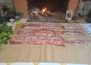 ISTARSKO KOLINJE: Kako se radi ombolo Prvo soljenje ombola Prvo soljenje ombola