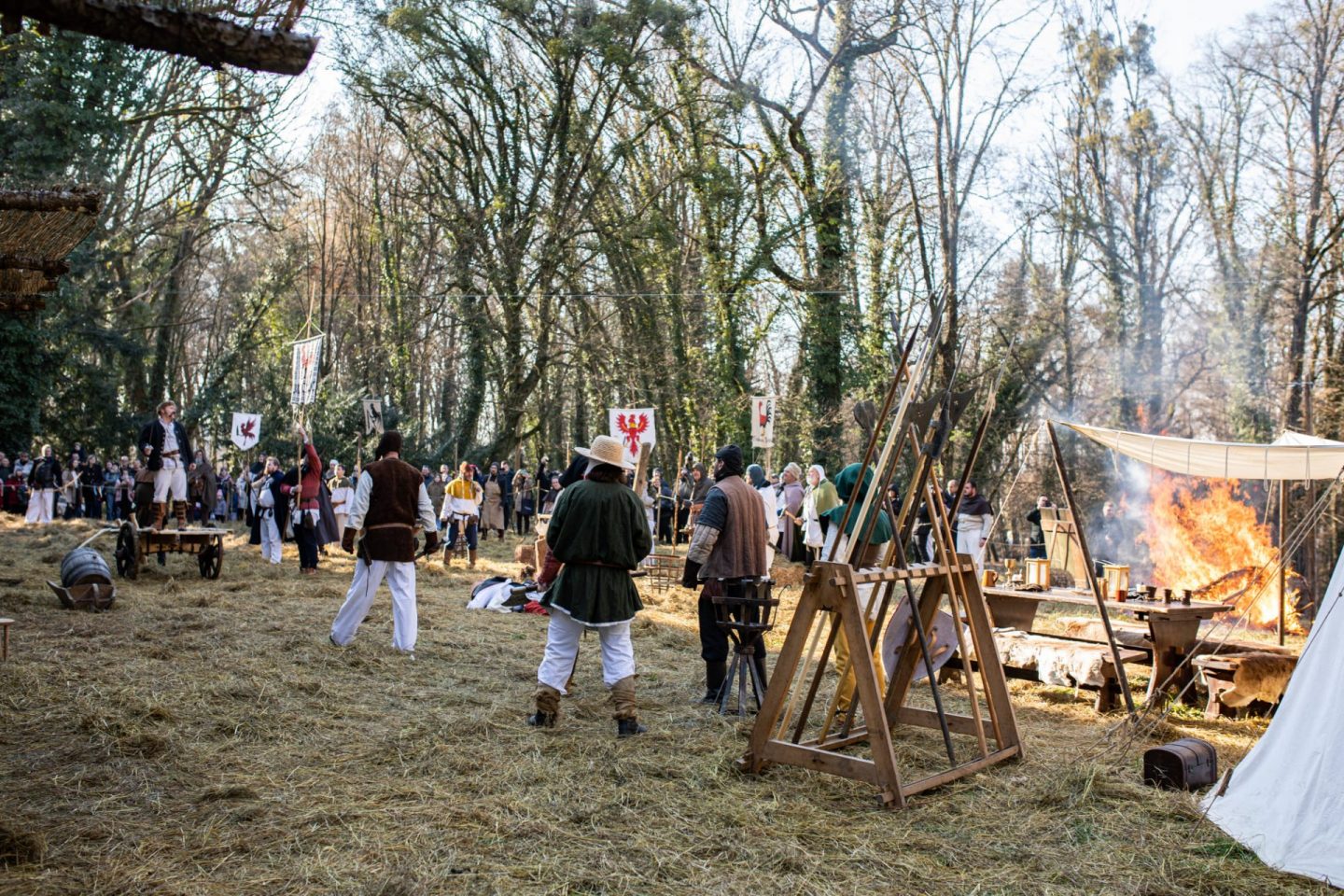 Seljačka buna rekonstrukcija bitke 