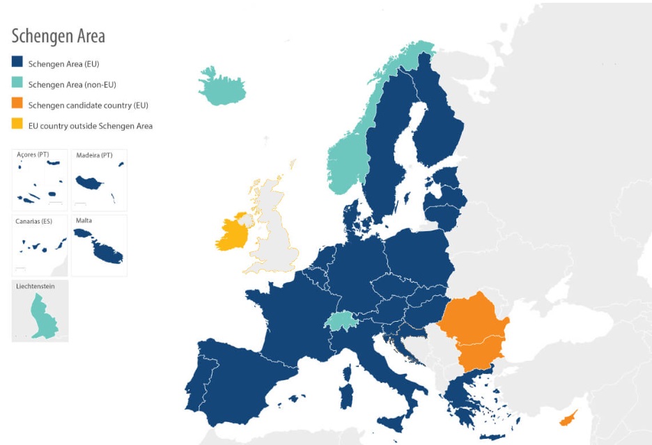 Demografska kriza i gospodarstvo (1): Tko će nam raditi, živjeti, igrati nogomet… u Hrvatskoj? Zemlje Schengena od 2023 Ilustraijca Schengeninfo Nauticka patrola.hr