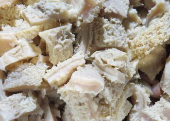 ŠPEK FILEKI: Dva jednostavna recepta - fileki s krumpirom i tripice s parmezanom Narezani kuhani fileki Narezani kuhani fileki