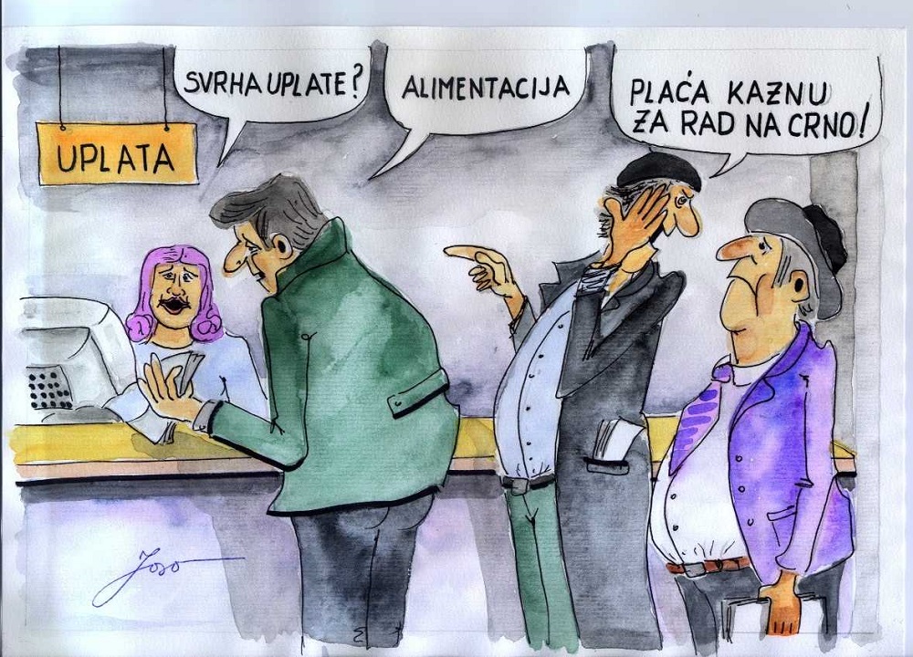 Karikatura Borislava Josipovića