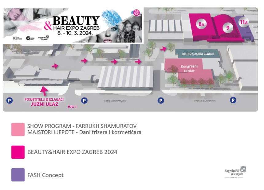 BEAUTY&HAIR EXPO ZAGREB: Kozmetika i tretmani s popustom, show frizera i kozmetičara (KOMPLETAN PROGRAM DOGAĐANJA) Sajam ljepote plan