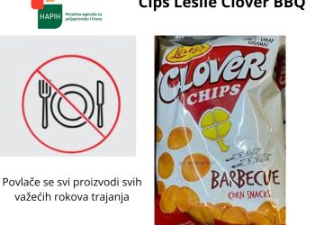 Povlačenje iz prodaje čipsa Leslie Clover BBQ Tekst vaseg odlomka 2 Povlačenje iz prodaje Leslie Clover Chips BBQ