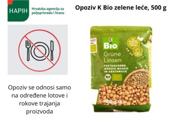 Opoziv K-Bio zelene leće