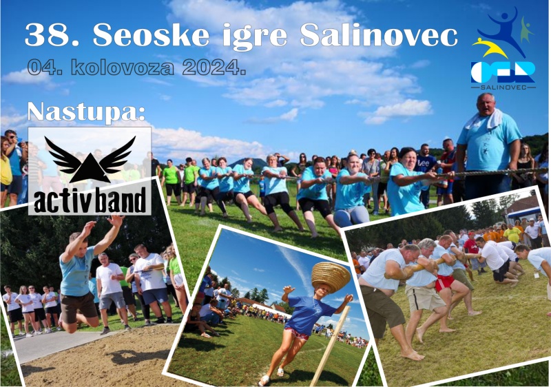 Plakat za Seoske igre u Salinovcu