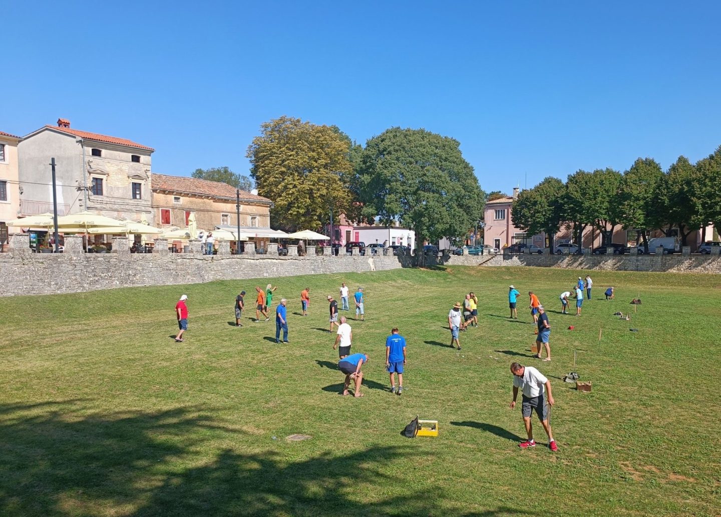 Pljočkarski turnir u Svetvinčenatu na prostoru kod kaštela Morosin-Grimani / Snimio: Dragutin Lončar