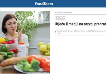 FoodFacts - portal za provjeru točnosti informacija o hrani / Screenshot