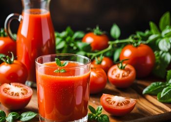 BBC: Kineski paradajz proizveden prisilnim radom Ujgura prodaje se pod oznakom Made in Italy tomato juice 8797323 1280 Paradajz i sok od pardajza s bosiljkom / Izvor: Pixabay