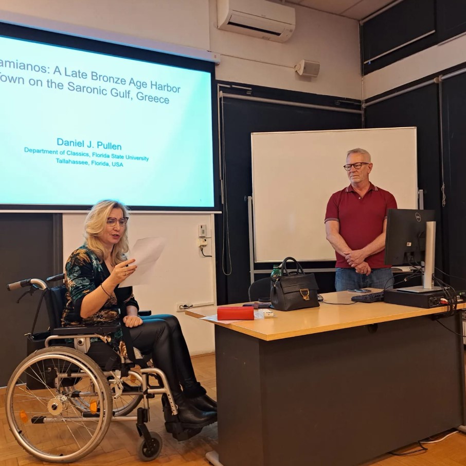 Na egejskom seminaru 2025. u organizaciji prof. dr. sc. Helene Tomas gostovao je na Filozofskom fakultetu u zagrebu prof. emeritus Daniel Pullen s Florida State University